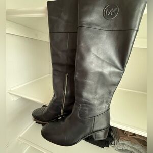 Black Michael kors heel boots